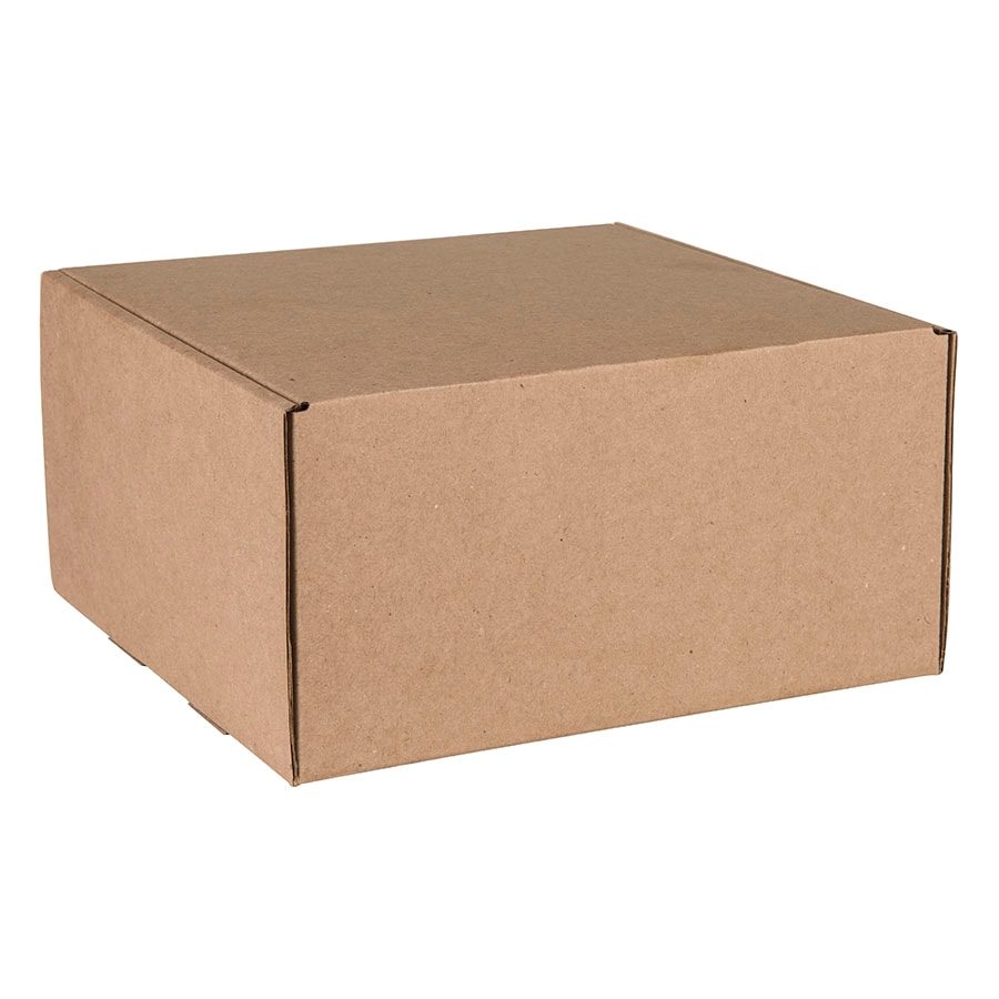 Коробка подарочная BOX, размер 20,5*21* 11см, картон МГК бур., самосборная, коричневый, картон