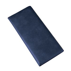 Визитница (128 визиток); синий; 12х26,3 см; искуccтвенная кожа; шелкография, кожзам