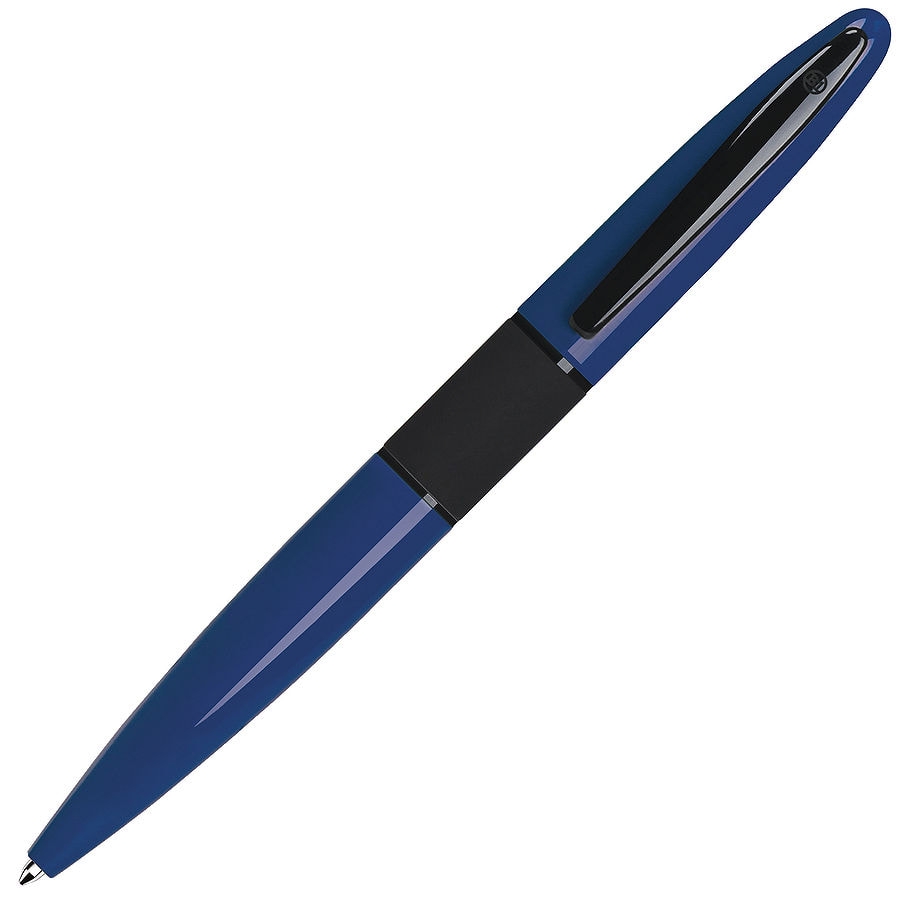 STREETRACER, ручка шариковая, синий/черный, металл, синий, металл, прорезиненная поверхность