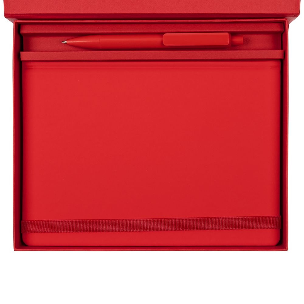 Набор Favor, красный, красный, искусственная кожа; картон; пластик