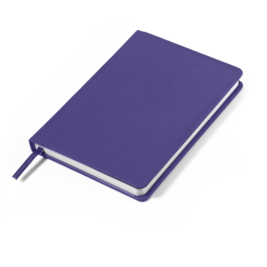 Ежедневник недатированный Duncan, А5,  фиолетовый, белый блок, фиолетовый, pu bondy