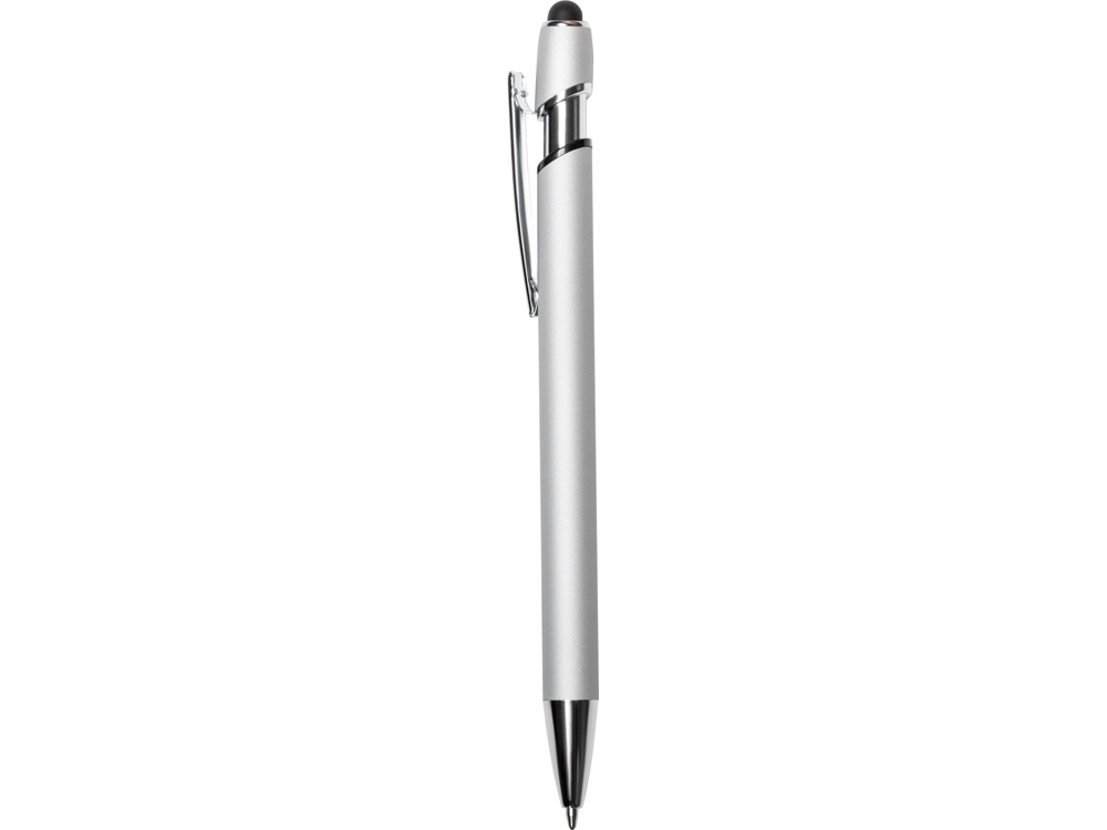 Ручка-стилус металлическая шариковая «Sway Monochrome» с цветным зеркальным слоем, черный, серебристый