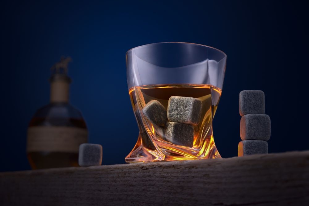 Камни для виски Whisky Stones, бархат; камень