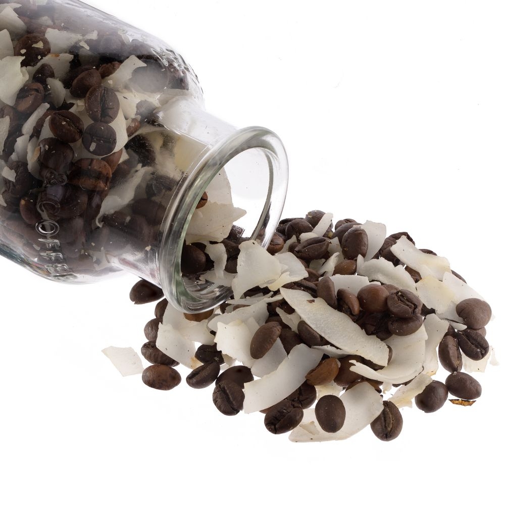 Кофе в зернах «Кокос», стекло; пробка