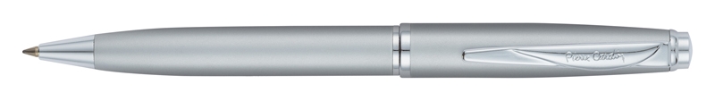 Ручка шариковая Pierre Cardin GAMME Classic. Цвет - серебристый матовый. Упаковка Е., серебристый, латунь, нержавеющая сталь
