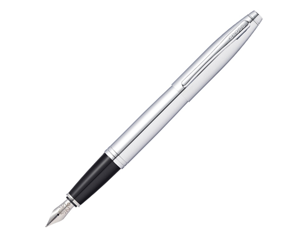 Ручка перьевая «Calais», черный, серебристый, металл