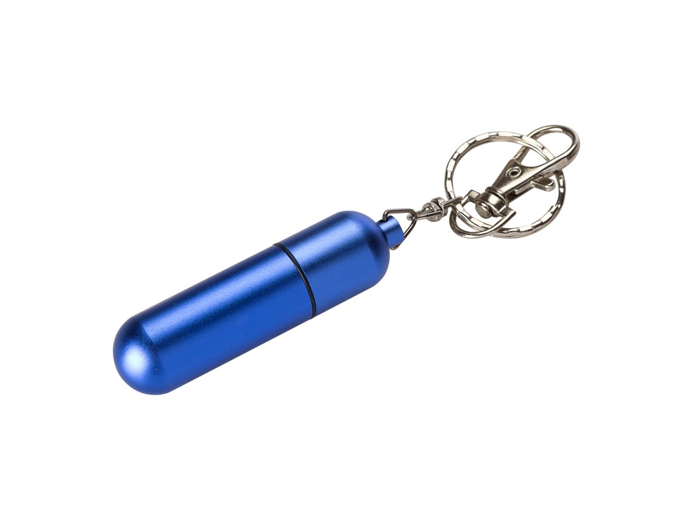 USB 2.0- флешка на 512 Мб «Ампула», синий, металл