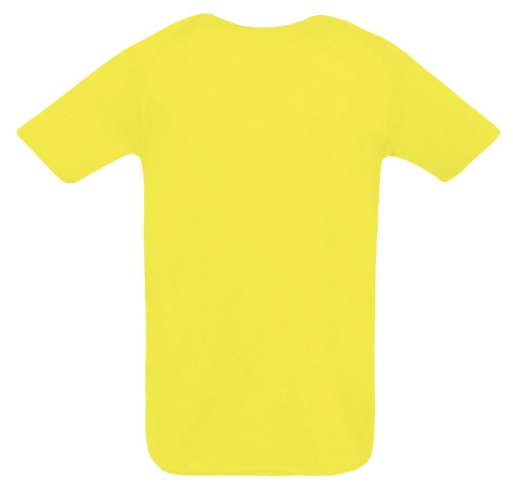 Футболка унисекс Sporty 140, лимонно-желтая, желтый, полиэстер 100%, плотность 140 г/м²