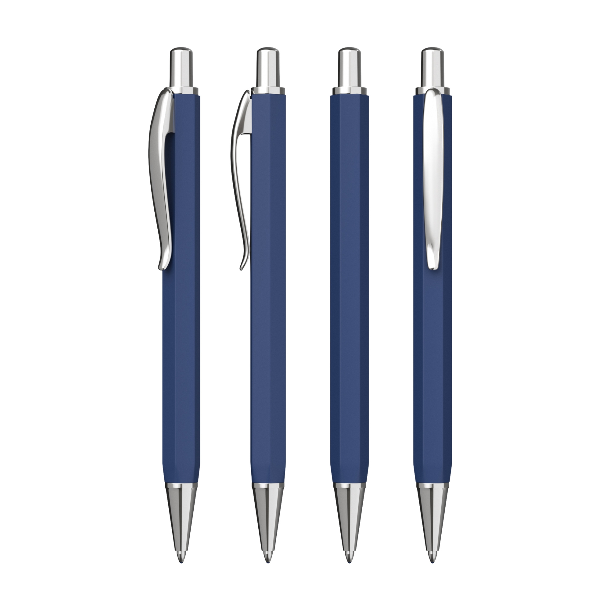 Ручка шариковая "Stanley", покрытие soft touch, синий, металл/soft touch
