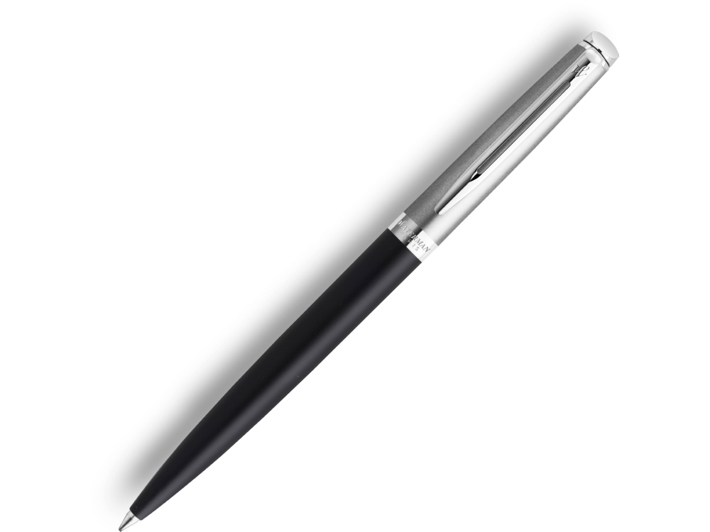 Ручка шариковая Hemisphere Entry Point, черный, серебристый, металл