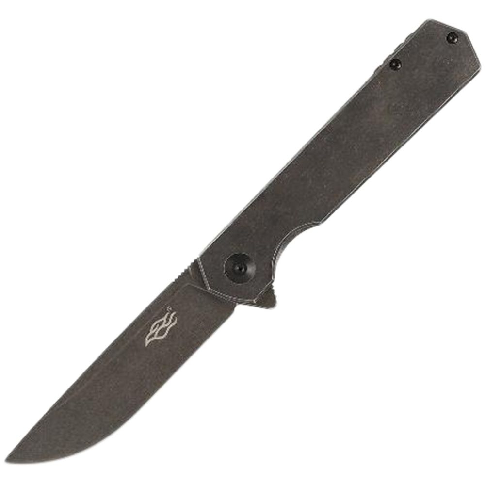 Нож Firebird FH13-SS, черный, черный, клинок - сталь, d2; рукоять - нержавеющая сталь