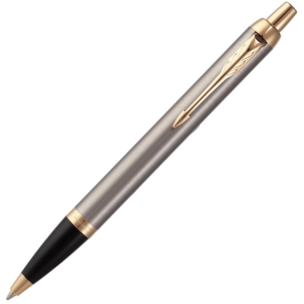 Ручка шариковая Parker IM Core K321 Brushed Metal GT M, металл
