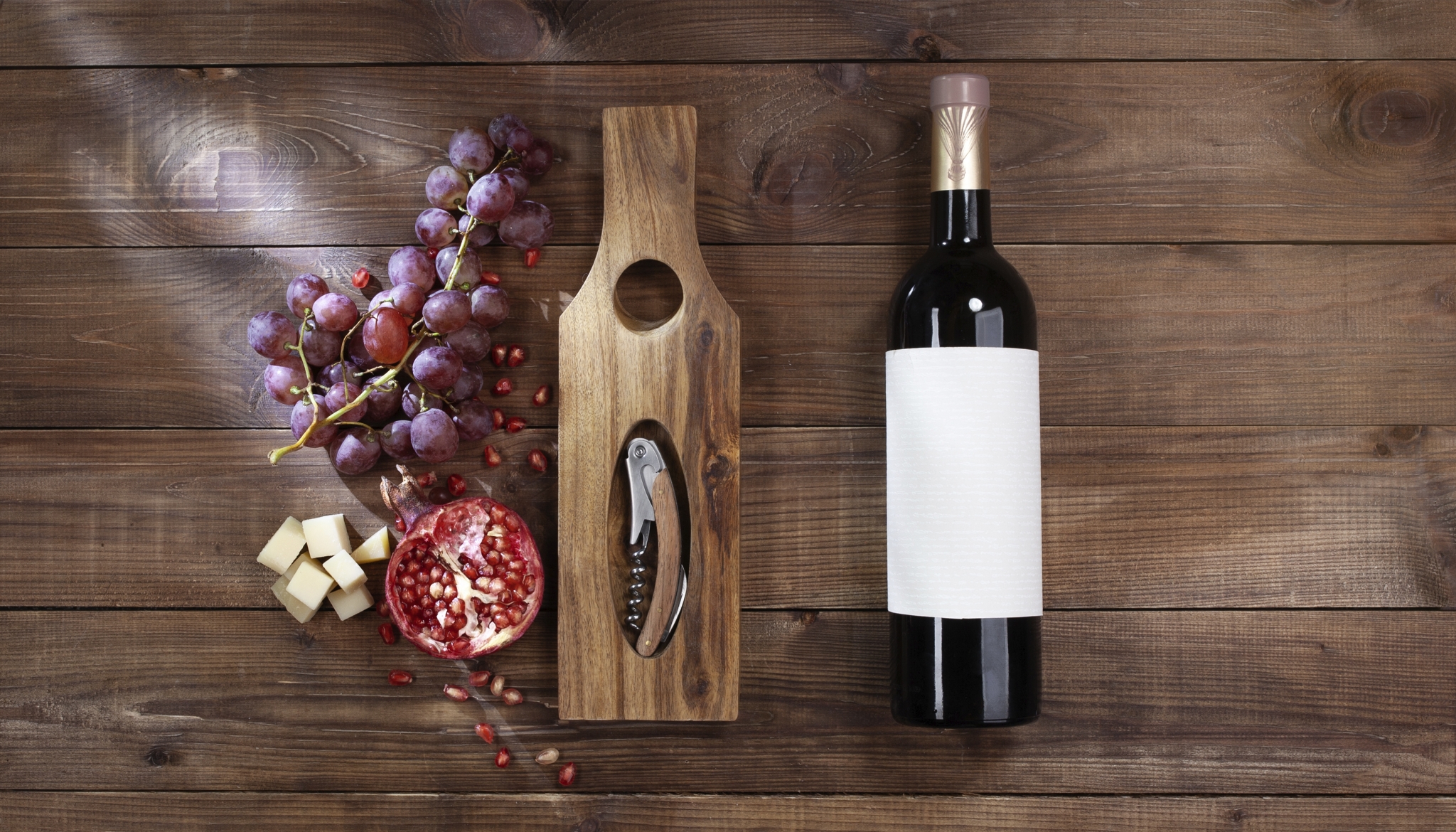 Набор винный "Wine board", дерево, металл