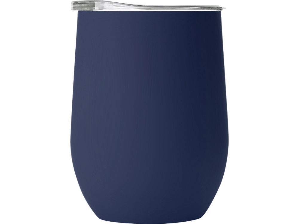 Термокружка «Vacuum mug C1», soft touch, 370 мл, синий, металл