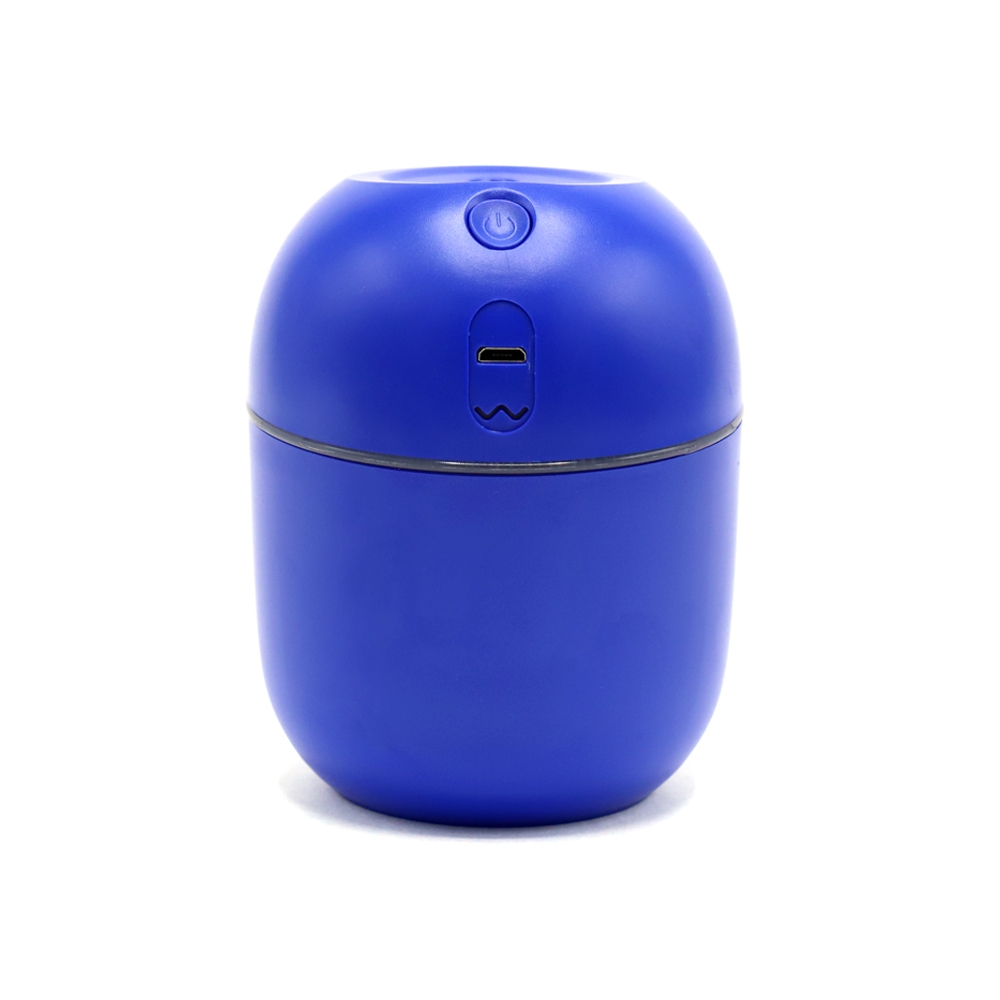 Светодиодный USB увлажнитель Egg с подсветкой, синий, синий