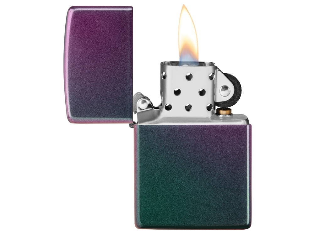 Зажигалка ZIPPO Classic с покрытием Iridescent, фиолетовый, металл