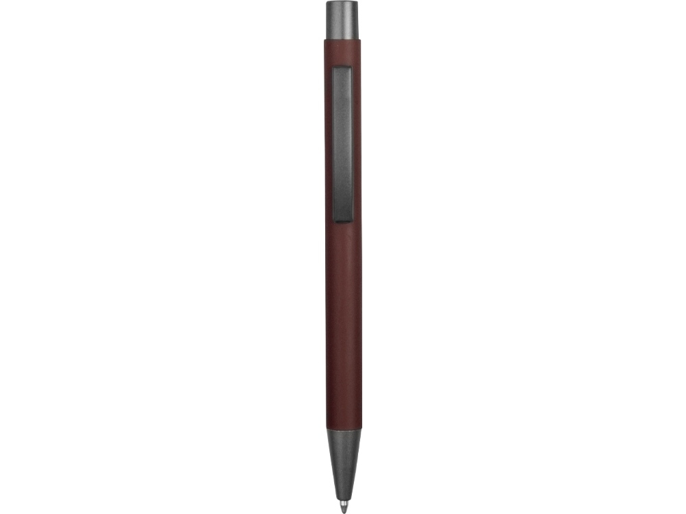 Ручка металлическая soft-touch шариковая «Tender», бордовый, soft touch