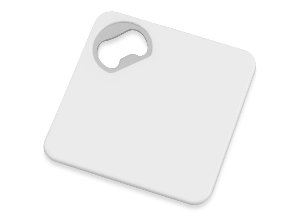 Подставка с открывалкой для кружки «Liso», черный, белый, металл