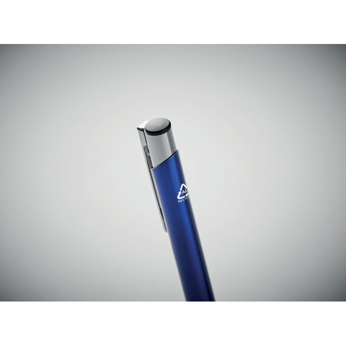 Ручка шариковая, синий, алюминий