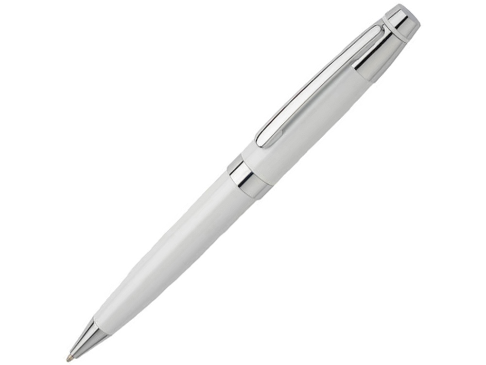 Ручка металлическая шариковая «Ковентри» в футляре, белый, металл