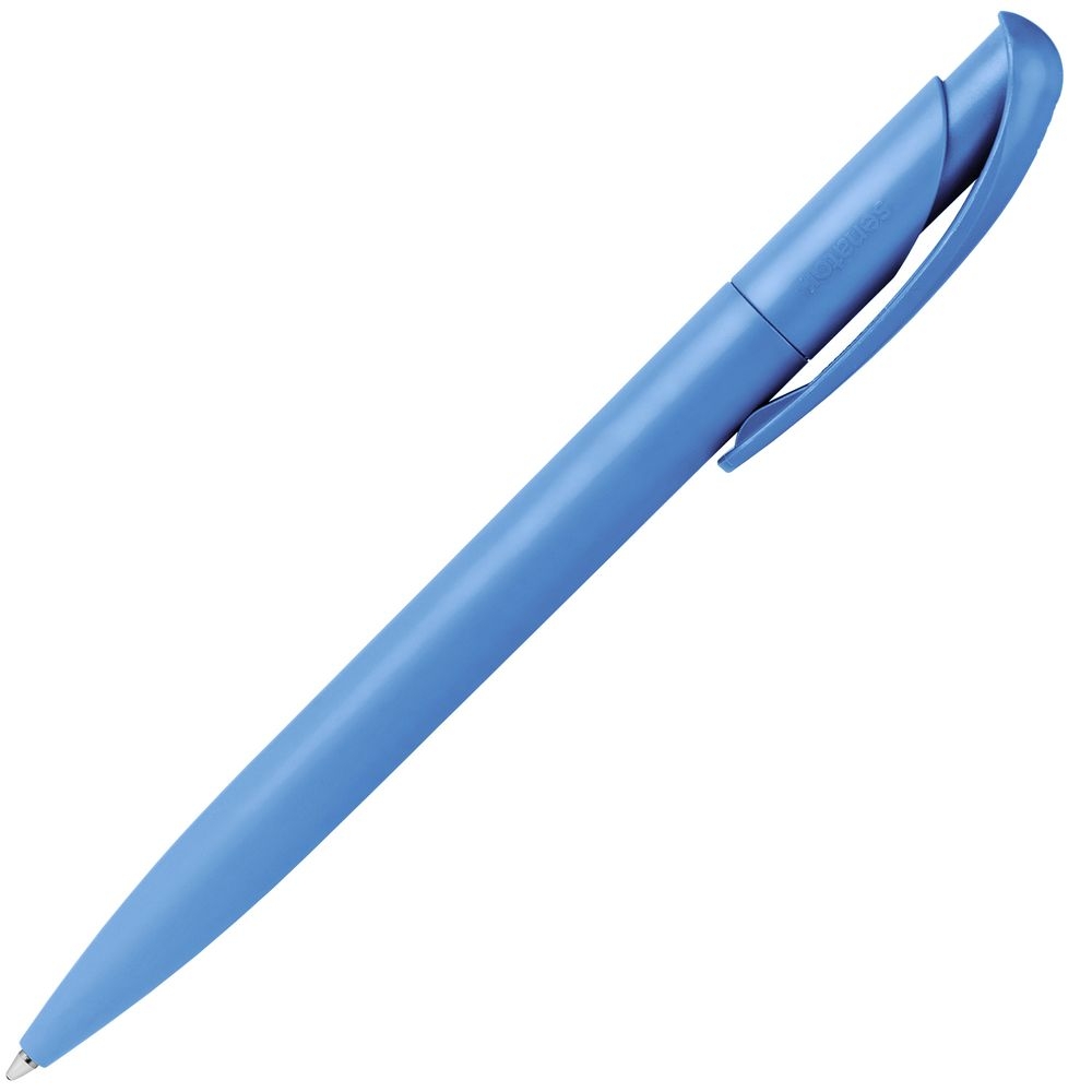 Ручка шариковая Nature Plus Matt, голубая, голубой, пластик