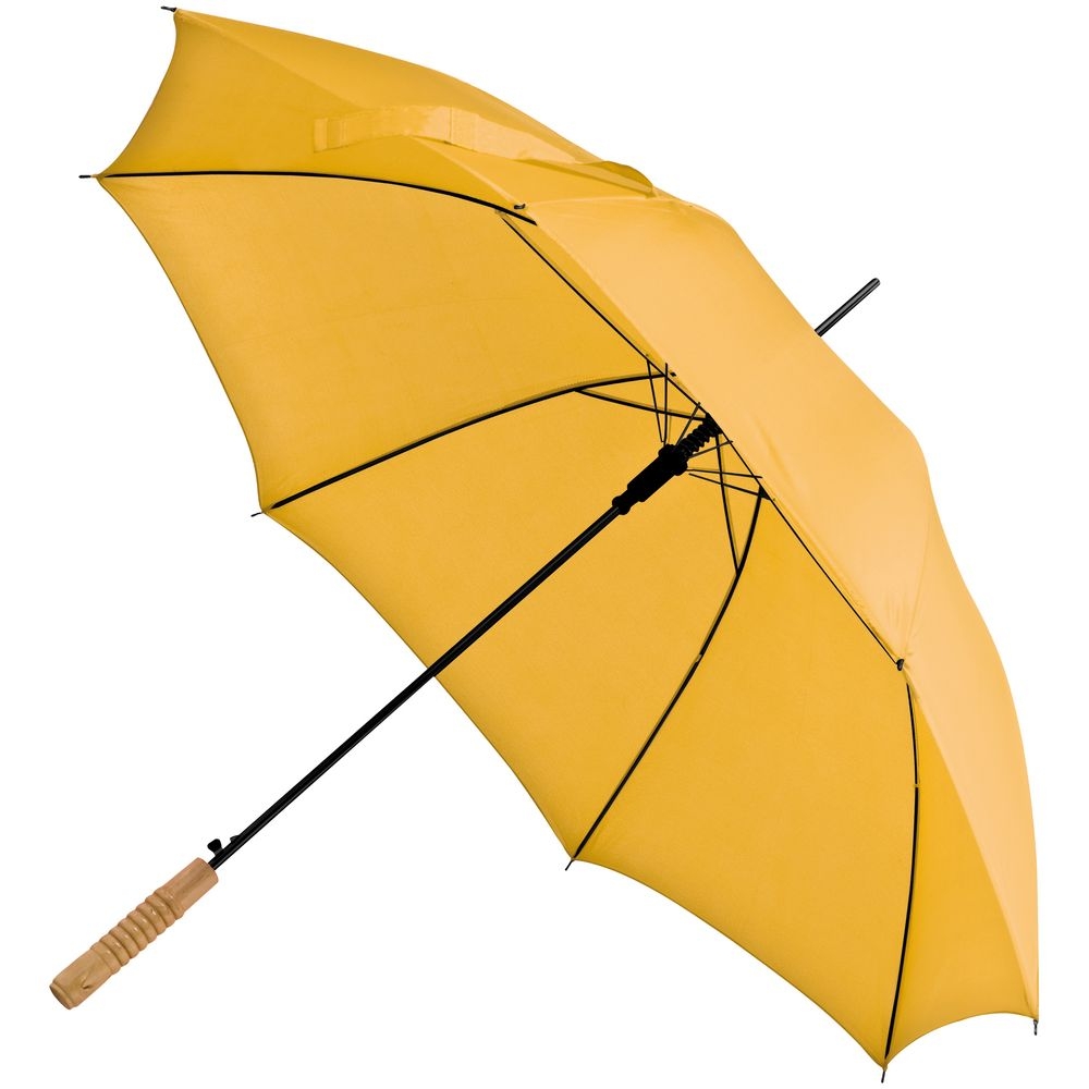 Зонт-трость Lido, желтый, желтый, полиэстер