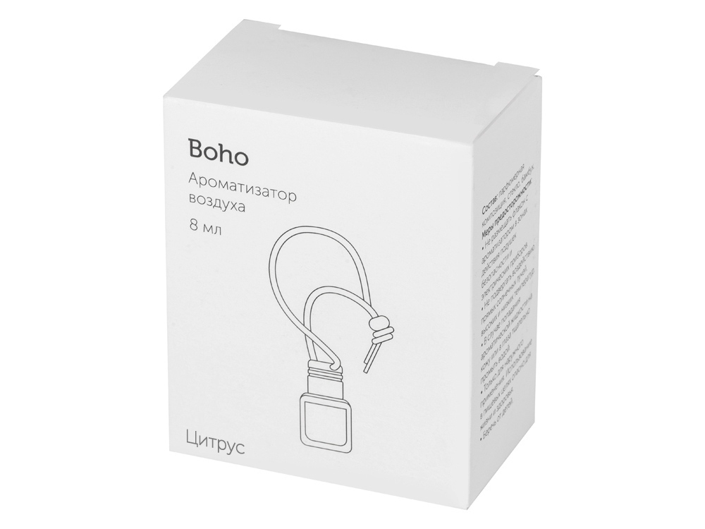 Подвесной ароматизатор воздуха «Boho», цитрус, 8 мл, прозрачный