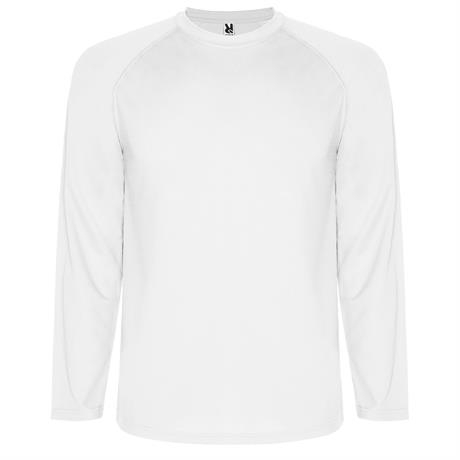 Спортивная футболка MONTECARLO L/S мужская, БЕЛЫЙ 2XL, белый