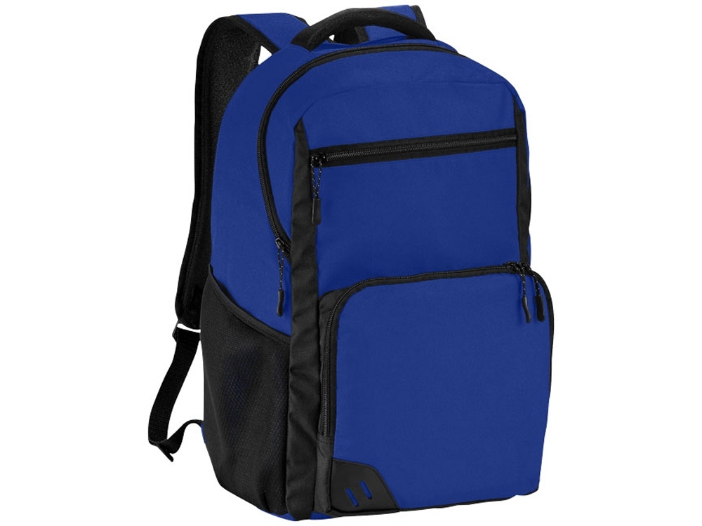 Рюкзак «Rush» для ноутбука 15,6", синий, черный, полиэстер