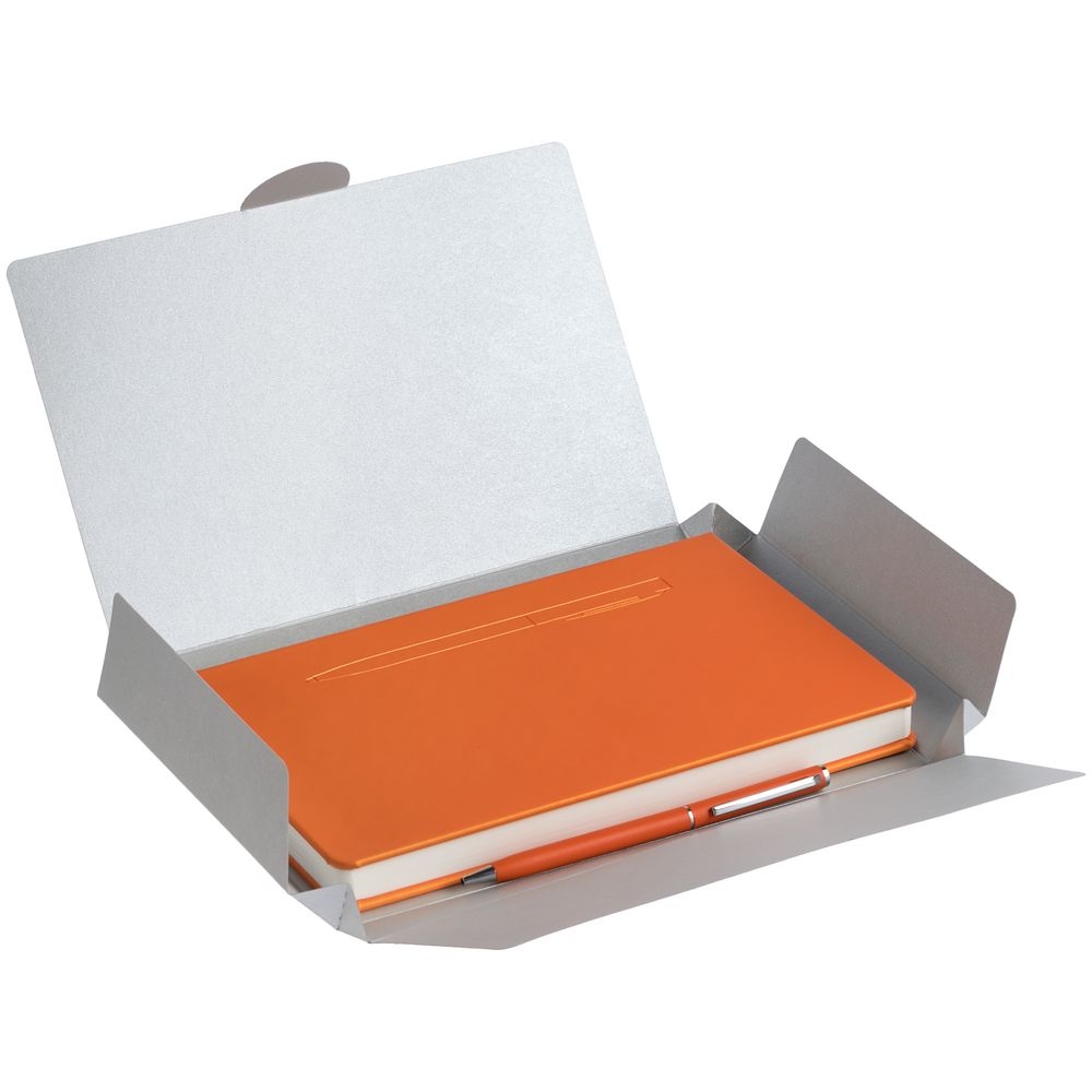 Набор Magnet Shall, оранжевый, оранжевый, искусственная кожа; металл; картон