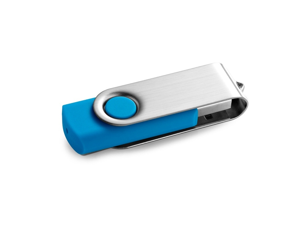 USB-флешка на 16 Гб «Claudius», голубой, пластик, металл