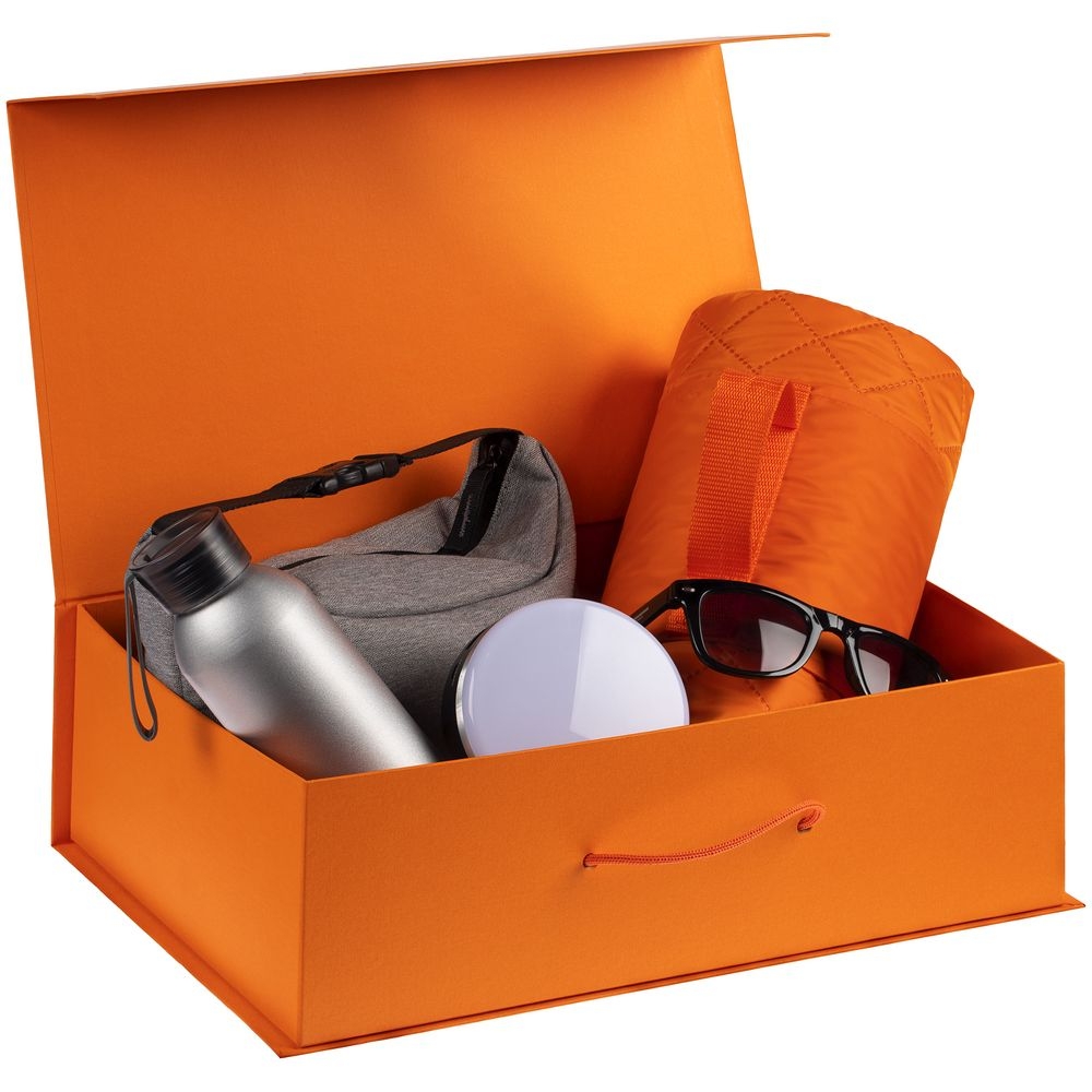 Коробка Big Case, оранжевая, оранжевый, картон