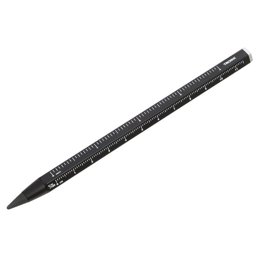 Вечный карандаш Construction Endless, черный, черный, металл, алюминий