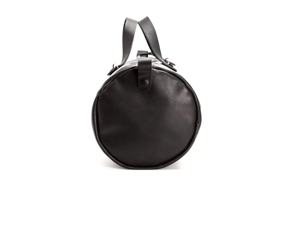 Маленькая дорожная сумка «Ангара», черный, кожа