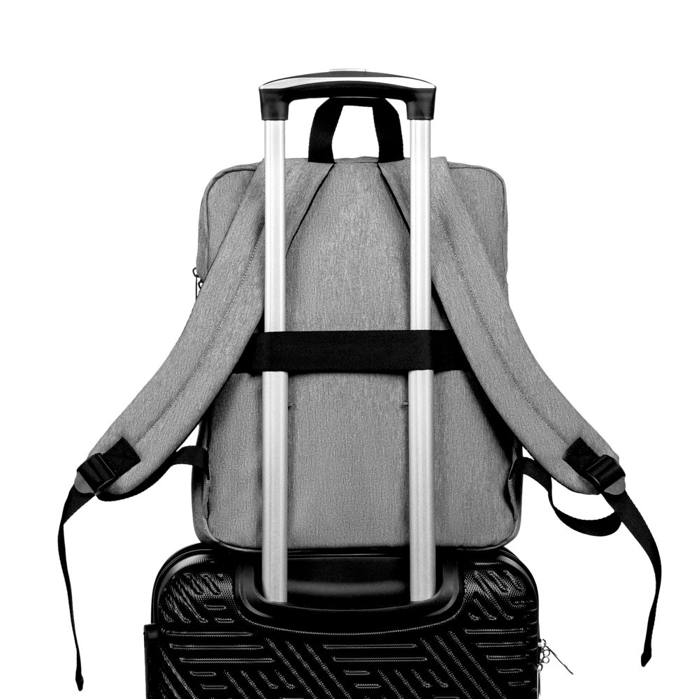 Рюкзак для ноутбука Burst Oneworld, серый, серый, 100%
