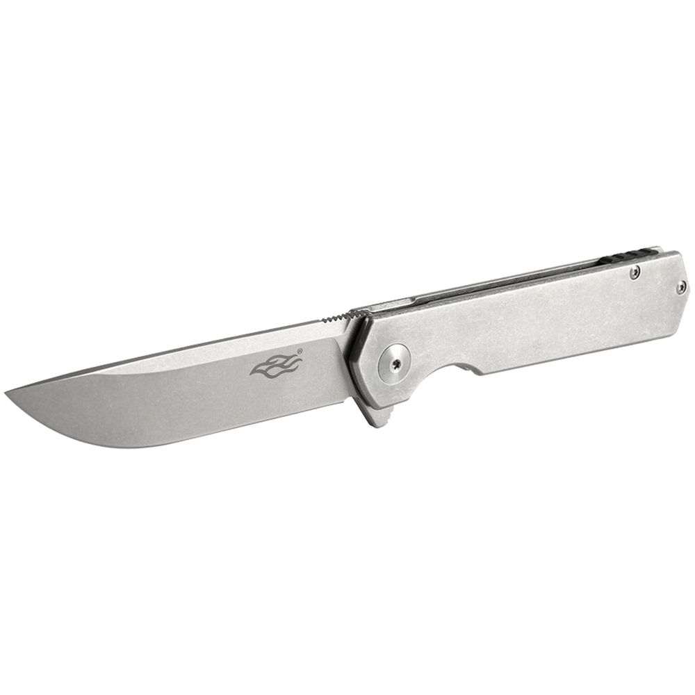 Нож Firebird FH12-SS, серебристый, серебристый, клинок - сталь, d2; рукоять - нержавеющая сталь