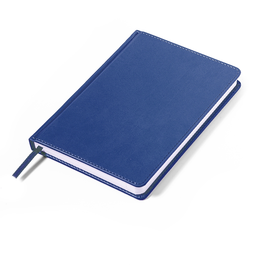 Ежедневник недатированный Anderson, А5,  синий, белый блок, синий, pu virtu