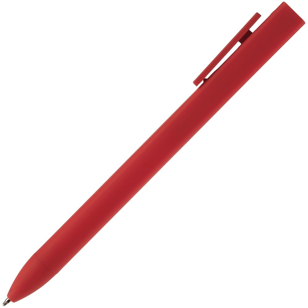 Ручка шариковая Swiper SQ Soft Touch, красная, красный
