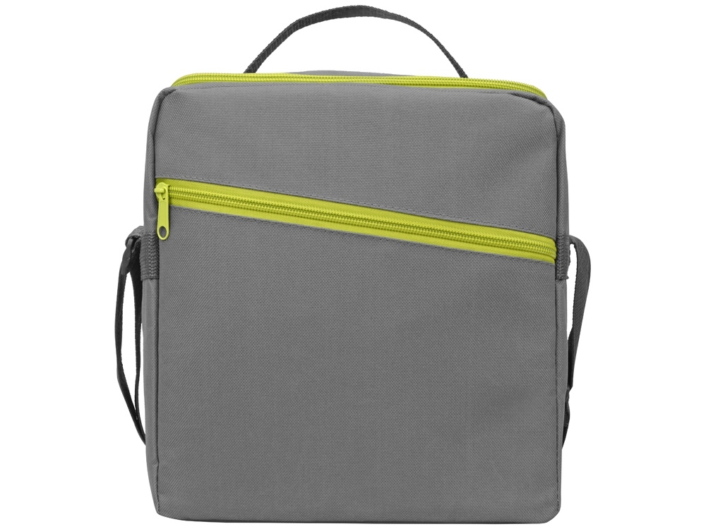 Изотермическая сумка-холодильник «Classic», зеленый, серый, полиэстер
