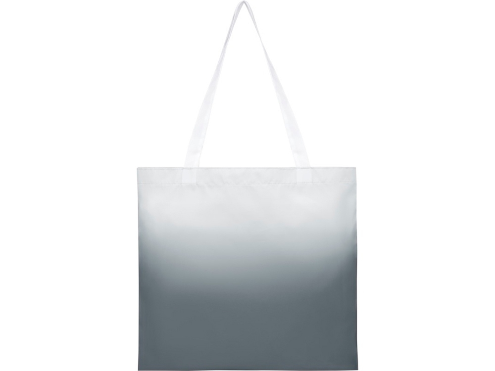 Эко-сумка «Rio» с плавным переходом цветов, серый, полиэстер