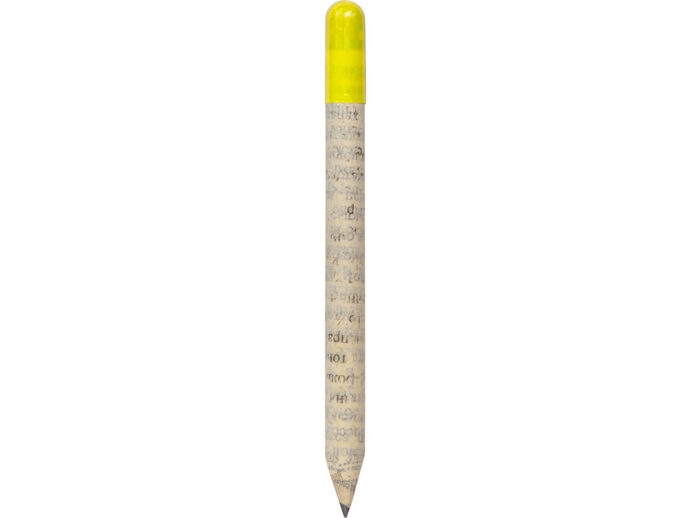 «Растущий карандаш» mini с семенами акации серебристой, серый, желтый, бумага