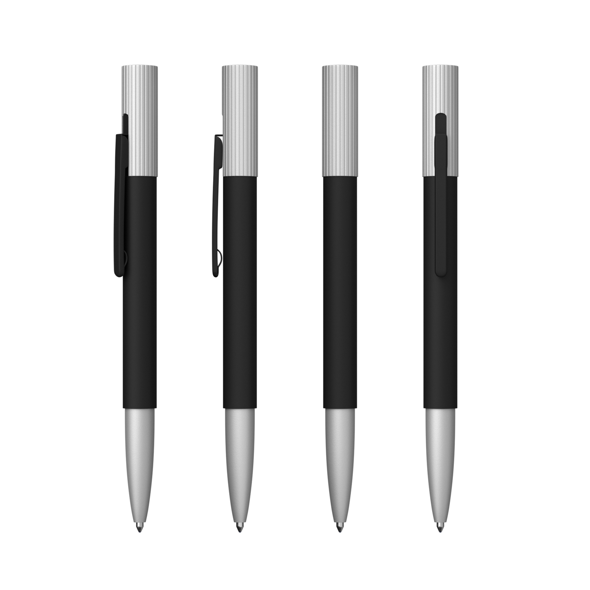 Ручка шариковая "Clas", покрытие soft touch, черный, металл/soft touch