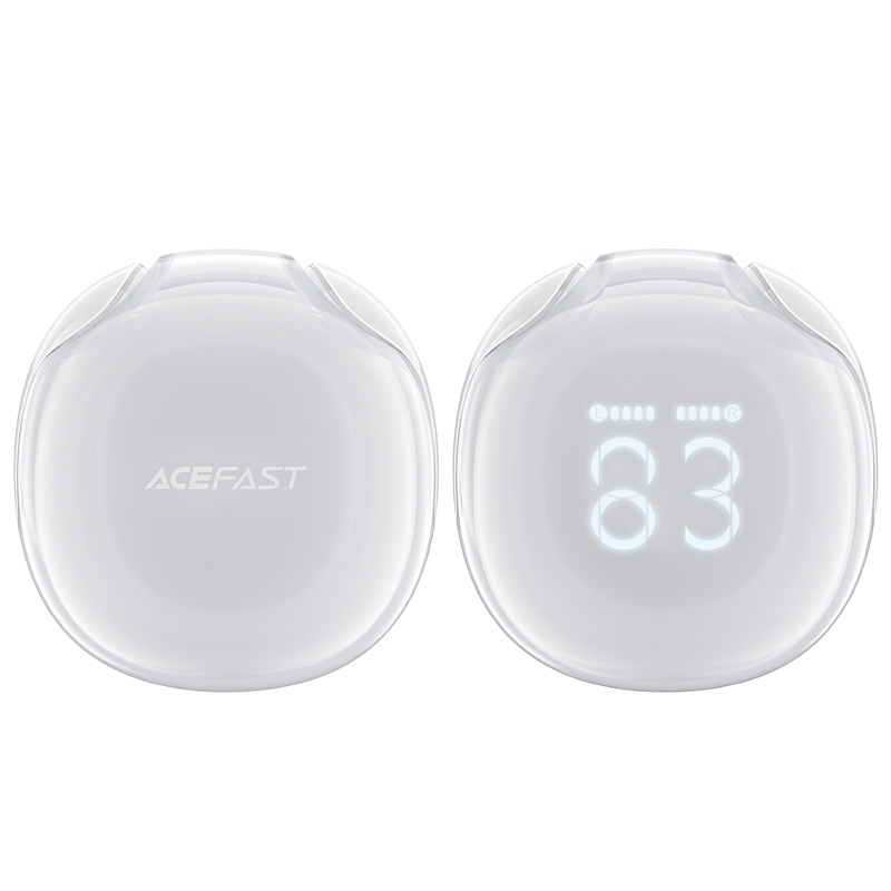 Наушники True Wireless ACEFAST T9 Crystal color (Air), белый, белый
