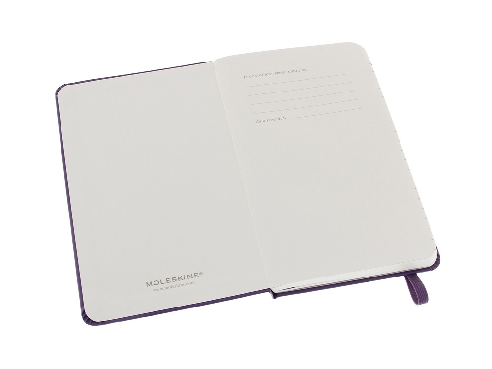 Записная книжка А6 (Pocket) Classic (в линейку), фиолетовый, полипропилен