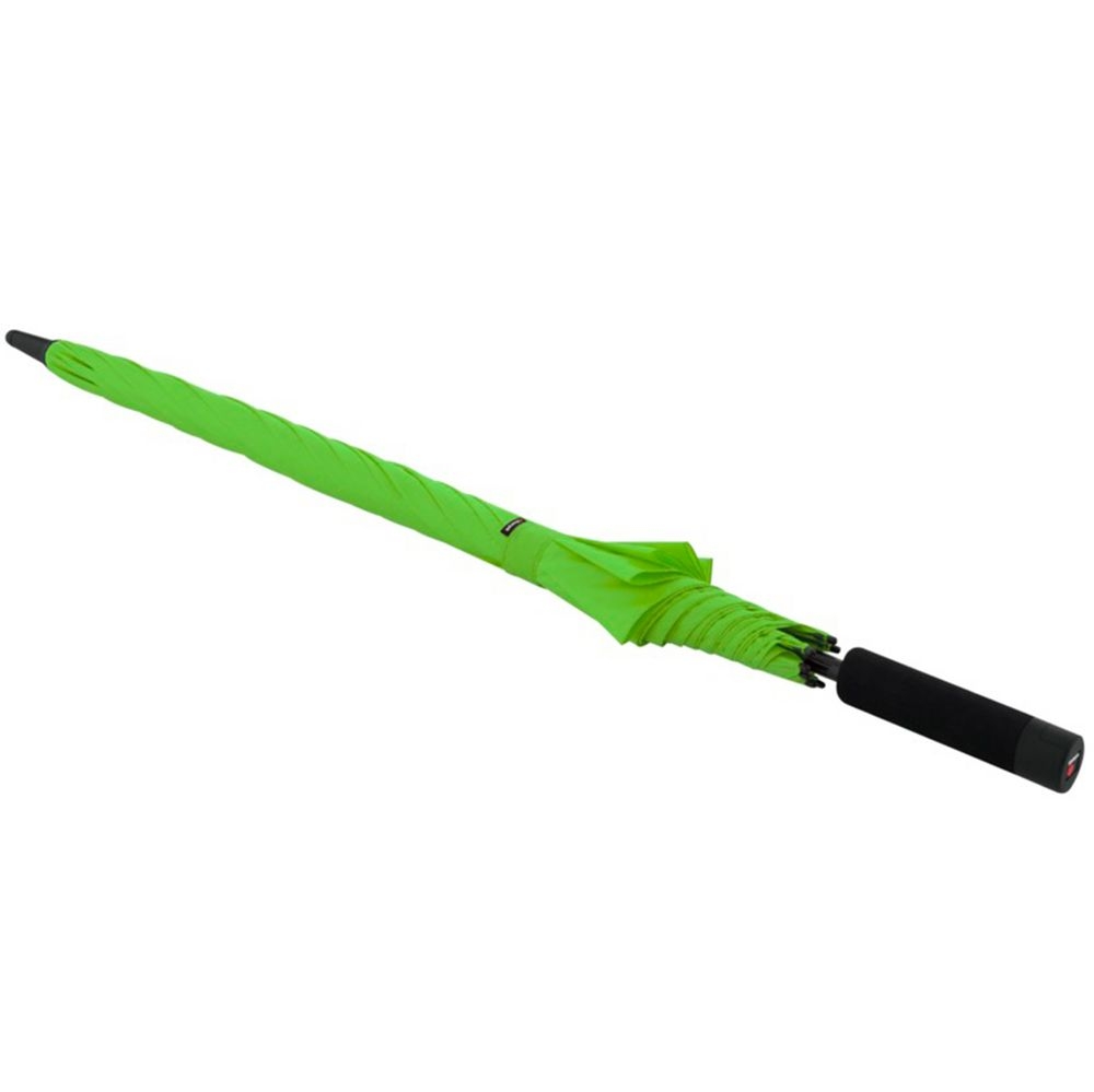 Зонт-трость U.900, зеленый, зеленый, купол - эпонж, 280t; спицы - карбон
