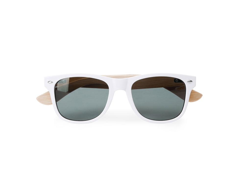 Солнцезащитные очки EDEN с дужками из натурального бамбука, белый