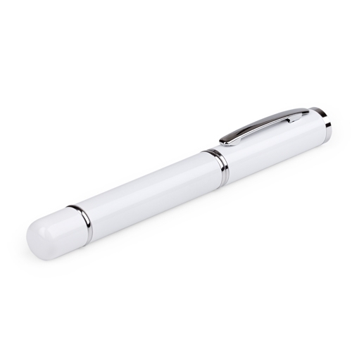 Флешка-ручка 10 Директор, белый, белый, металл