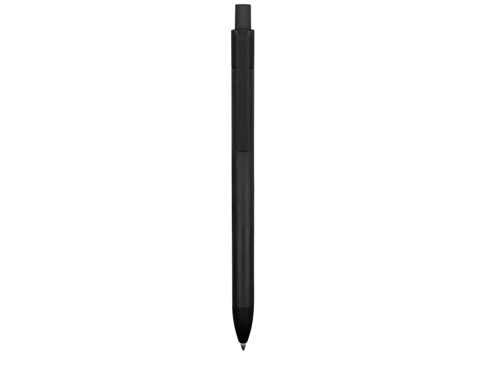 Ручка металлическая soft-touch шариковая «Haptic», черный, soft touch