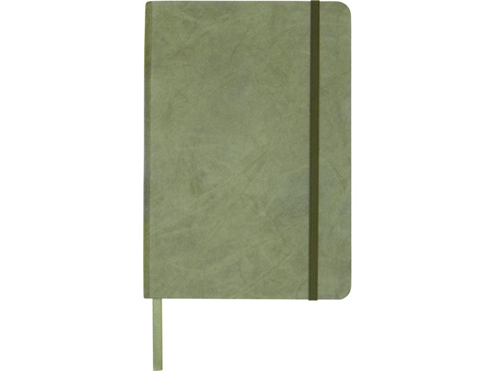 Блокнот A5 «Breccia» с листами из каменной бумаги, зеленый, бумага