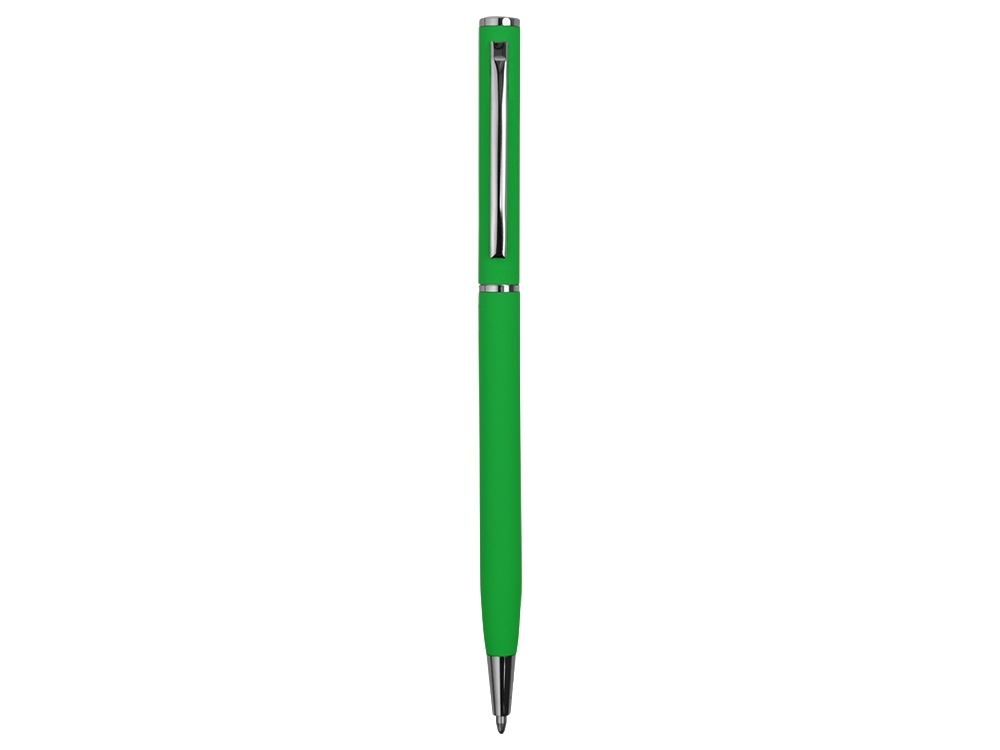 Ручка металлическая шариковая «Атриум софт-тач», зеленый, soft touch